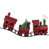 Decorazione Treno Clayre & Eef 5Y1294 63x13x31 cm Rossa
