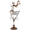 Renna in ferro Clayre & Eef 5Y1297 24x24x68 cm Grigia