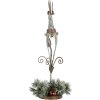 Renna in ferro Clayre & Eef 5Y1297 24x24x68 cm Grigia