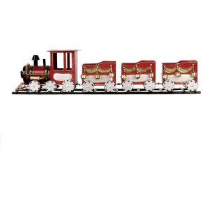 Clayre & Eef 5Y1299 Decorazione Treno 58x12x14 cm Rosso