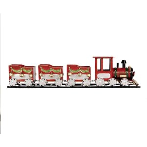Clayre & Eef 5Y1299 Decorazione Treno 58x12x14 cm Rosso