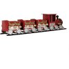 Clayre & Eef 5Y1299 Decorazione Treno 58x12x14 cm Rosso