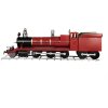 Decorazione Treno Clayre & Eef 5Y1304 86x18x27 cm Rossa