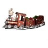 Decorazione Treno Clayre & Eef 5Y1308 79x15x37 cm Rossa