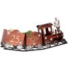 Decorazione Treno Clayre & Eef 5Y1308 79x15x37 cm Rossa