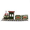 Decorazione Treno Clayre & Eef 5Y1309 Verde 77x15x31 cm