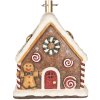 Base per albero di Natale Clayre & Eef 6MG0143 37x26x47 cm Marrone e Bianco