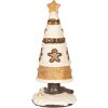 Decorazione albero di Natale Clayre & Eef 6MG0145 Marrone Beige Ø 24x51 cm