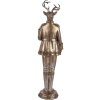 Decorazione Cervo Clayre & Eef 6PR5519 11x10x38 cm Color Oro
