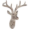 Clayre & Eef 6PR5522 Decorazione da parete Cervo 33x16x37 cm