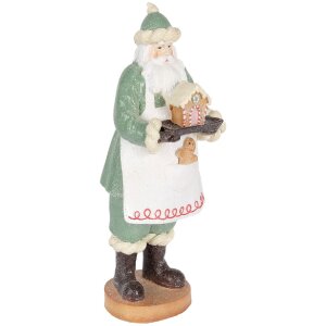 Clayre & Eef 6PR5528 Decorazione Babbo Natale 11x11x30 cm