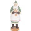 Clayre & Eef 6PR5528 Decorazione Babbo Natale 11x11x30 cm