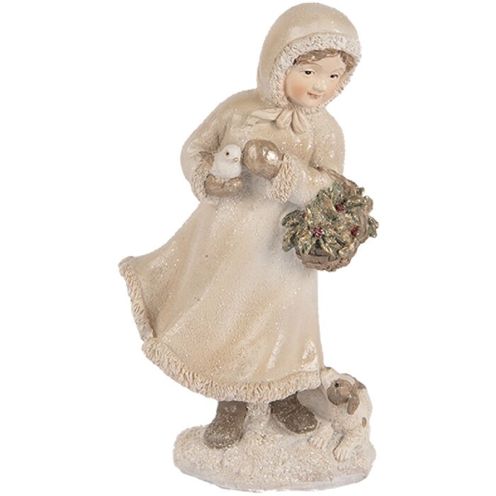 Decorazione Bambino Clayre & Eef 6PR5531 10x7x17 cm beige-marrone