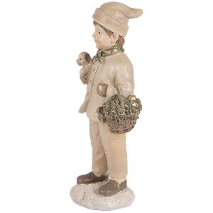 Decorazione Bambino Clayre & Eef 6PR5535 9x7x18 cm Beige