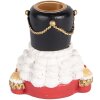 Portacandele Schiaccianoci Clayre & Eef 6PR5540 8x6x9 cm Rosso e Bianco