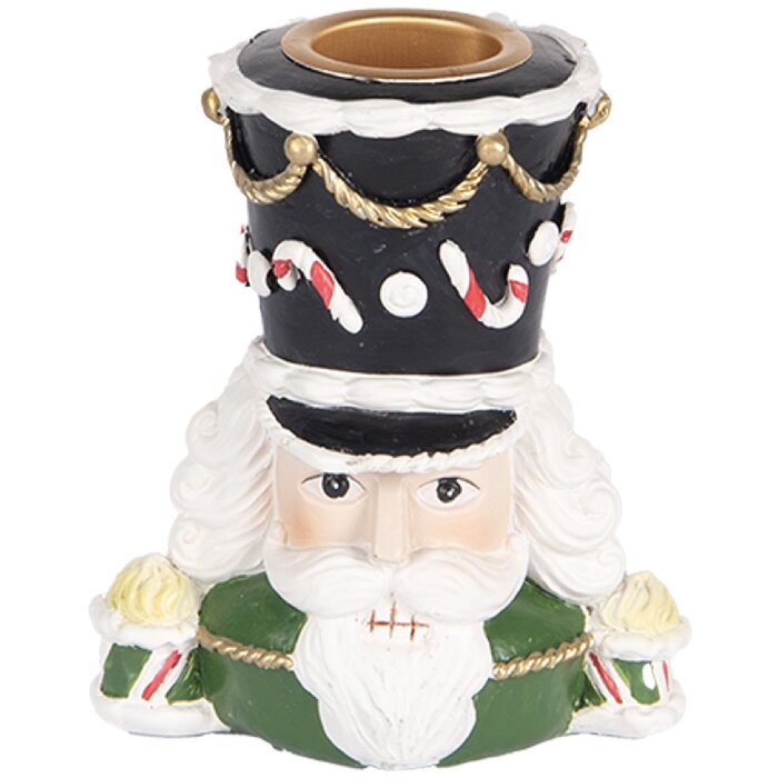 Portacandele Schiaccianoci Clayre & Eef 6PR5541 8x6x9 cm