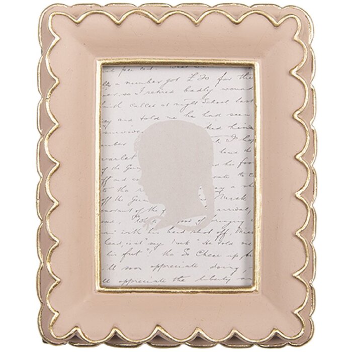Cornice per foto Clayre & Eef 2F1311 10x2x13 cm / 6x9 cm Rosa Oro