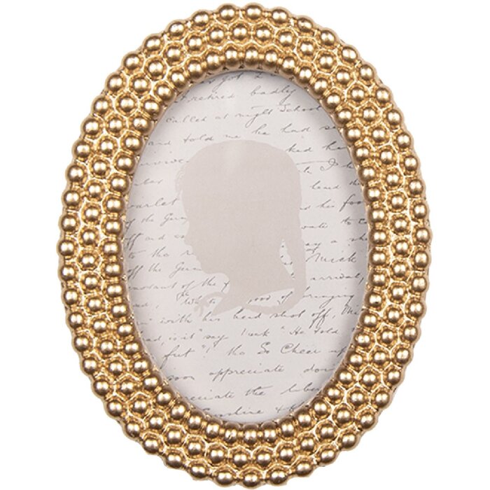 Cornice per foto Clayre & Eef 2F1330 8x2x11 cm 6x9 cm Color Oro