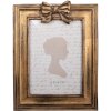 Cornice per foto Clayre & Eef 2F1345 19x3x25 cm / 13x18 cm Dorata