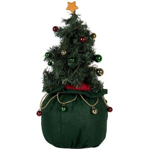 Clayre & Eef 50830 Decorazione Albero di Natale con LED Ø 30x68 cm