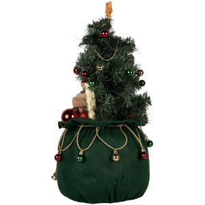 Clayre & Eef 50830 Decorazione Albero di Natale con LED Ø 30x68 cm
