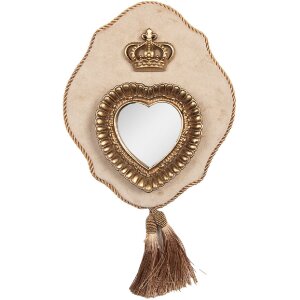 Specchio da parete Clayre & Eef 62S334 Beige-Oro...