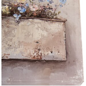 Decorazione da parete Clayre & Eef 66265 36x3x36 cm Beige Rosa