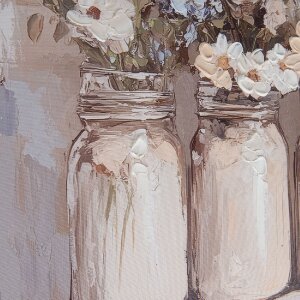 Decorazione da parete Clayre & Eef 66266 51x3x51 cm Beige/Rosa