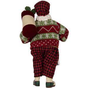 Clayre & Eef 66323 Decorazione Babbo Natale 16x11x28 cm