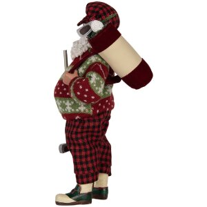Clayre & Eef 66323 Decorazione Babbo Natale 16x11x28 cm