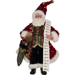 Decorazione Babbo Natale Clayre & Eef 66324 16x8x28...