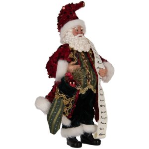 Decorazione Babbo Natale Clayre & Eef 66324 16x8x28...