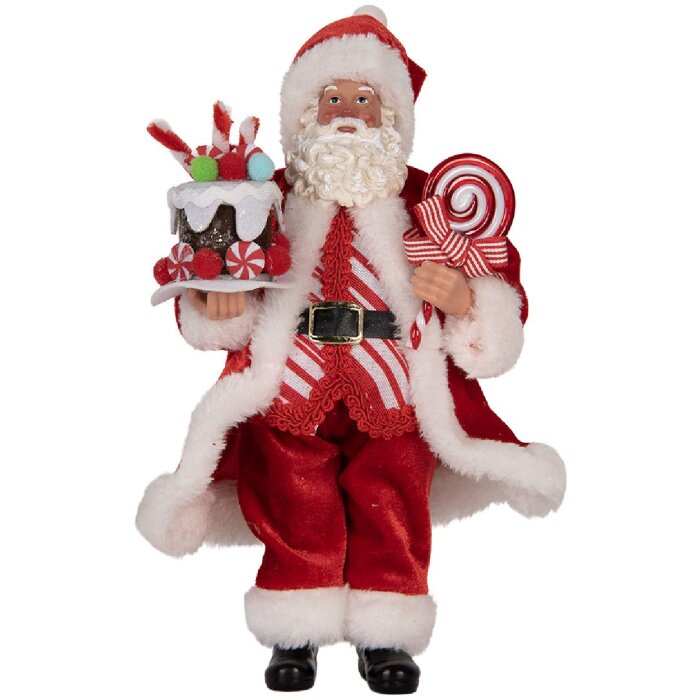 Clayre & Eef 66325 Decorazione Babbo Natale 16x8x28 cm