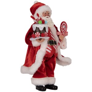 Clayre & Eef 66325 Decorazione Babbo Natale 16x8x28 cm