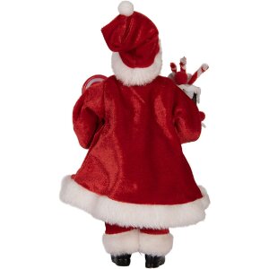 Clayre & Eef 66325 Decorazione Babbo Natale 16x8x28 cm