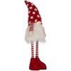Clayre & Eef 66328 Nano decorativo con LED Rosso e Bianco 56 cm