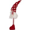 Clayre & Eef 66328 Nano decorativo con LED Rosso e Bianco 56 cm