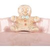 Ciotola in ceramica Clayre & Eef 6CE1857P Rosa Marrone Ø 23x7 cm