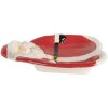 Piccolo Piatto in Ceramica Clayre & Eef 6CE2213R 20x16x4 cm Rosso