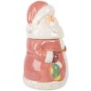 Barattolo con coperchio Clayre & Eef 6CE2215 Ø 15x26 cm Rosa/Bianco