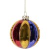 Pallina di Natale Clayre & Eef 6GL5101 Ø 8x8 cm Multicolore