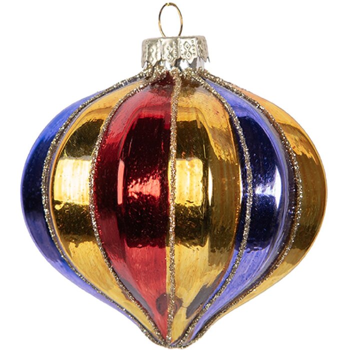 Palla per albero di Natale Clayre & Eef 6GL5102 Ø 8 cm multicolore