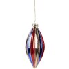 Palla per albero di Natale Clayre & Eef 6GL5104 Ø 6x13 cm Multicolore