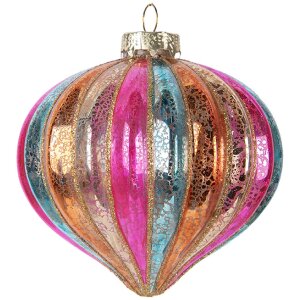 Palla di Natale in vetro Clayre & Eef 6GL5177...