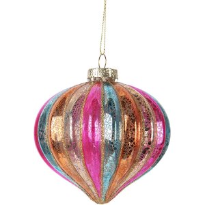 Palla di Natale in vetro Clayre & Eef 6GL5177...