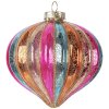 Palla di Natale in vetro Clayre & Eef 6GL5177 Ø 10 cm multicolore