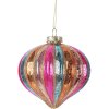 Palla di Natale in vetro Clayre & Eef 6GL5177 Ø 10 cm multicolore