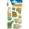 Adesivi HERMA DECOR animali della giungla 3 fogli