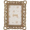 Cornice per foto Clayre & Eef 2F1350S 16x3x20 cm / 10x15 cm color oro