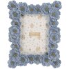 Cornice per foto Clayre & Eef 2F1366M 22x3x27 cm / 13x18 cm Blu-Verde